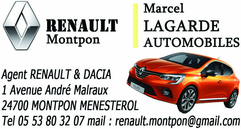 Renault- Lagarde automobiles- Montpon