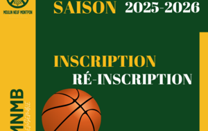 Inscription Saison 2025/2026