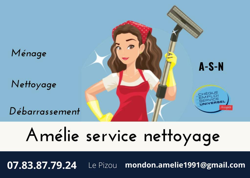 Amélie Service Nettoyage- Le Pizou