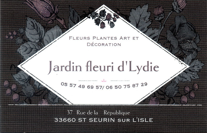 Jardin fleuri d'Lydie- St Seurin sur l'Isle