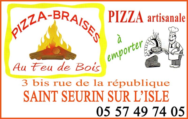 Pizza-braises- St Seurin sur l'Isle