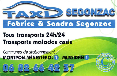 Taxi Segonzac- Montpon