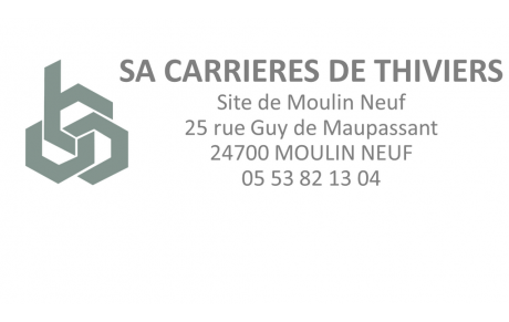 Carrières de Thiviers- Moulin Neuf