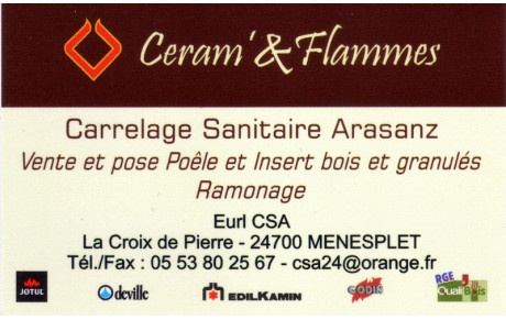 Céram et flammes- Ménesplet