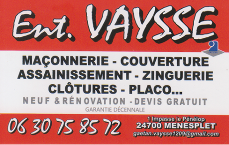 Maçonnerie Vaysse- Moulin Neuf