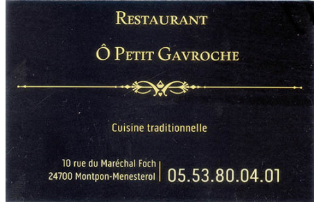 Restaurant O Petit Gavroche- Montpon